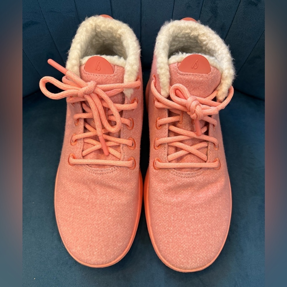 Allbirds Pink Cozy Sneakers with Fleece Lining - Picture 1 of 6